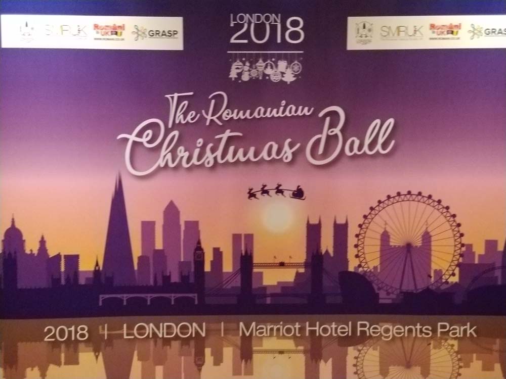Charity event SMRUK Christmas Ball 2018 la Londra